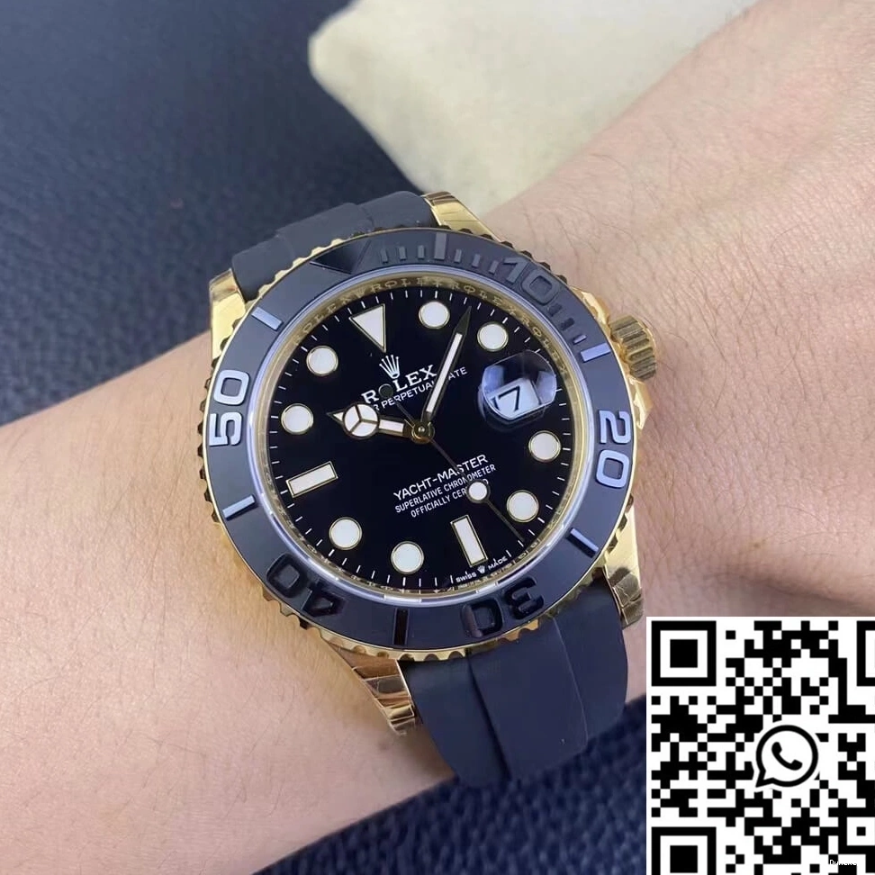 Master VS M226658-0001 Yacht Factory Yellow Rolex 42MM Gold 0114